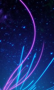 Preview wallpaper line, light, neon