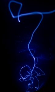 Preview wallpaper line, neon, backlight, blue