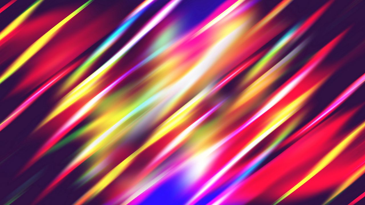 Wallpaper line, obliquely, multi-colored, bands