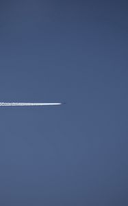 Preview wallpaper line, plane, height, sky, trace