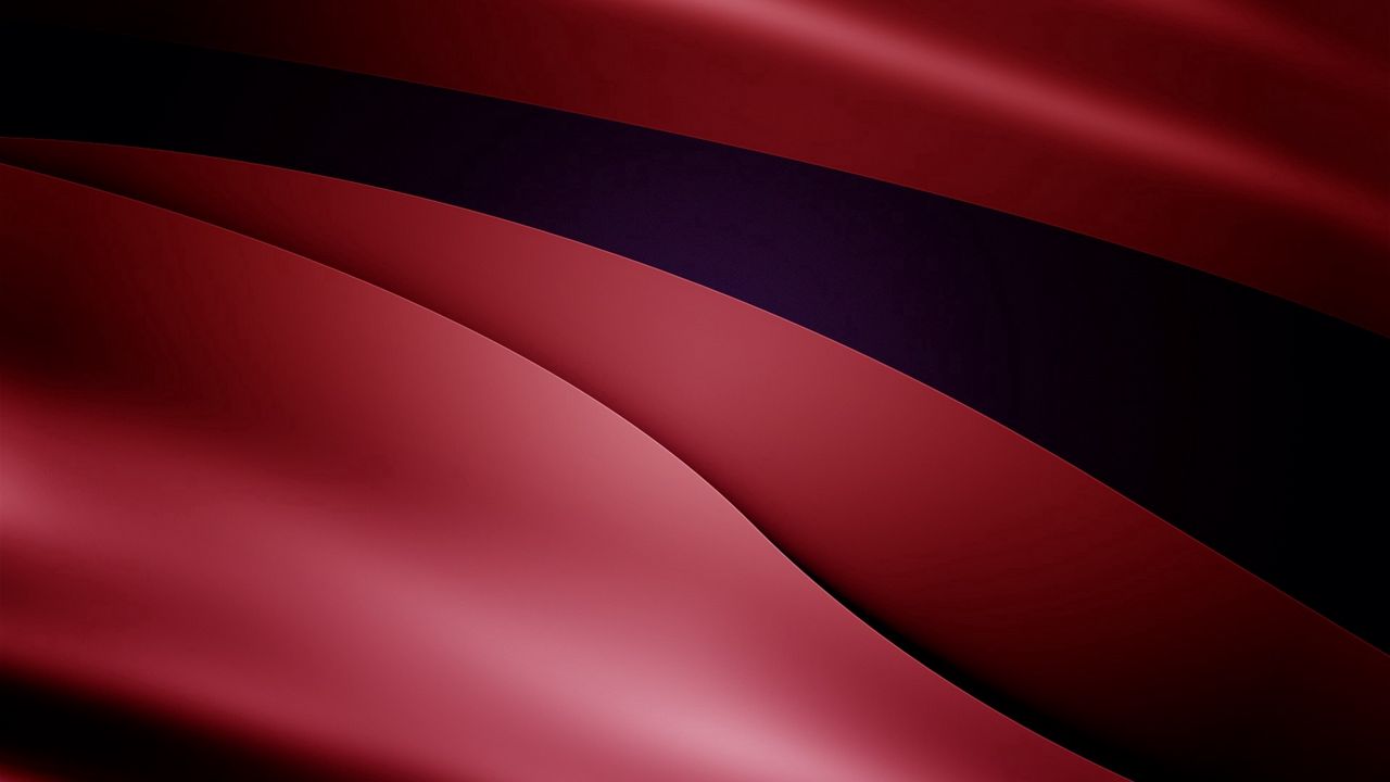 Wallpaper line, red, wavy, shape
