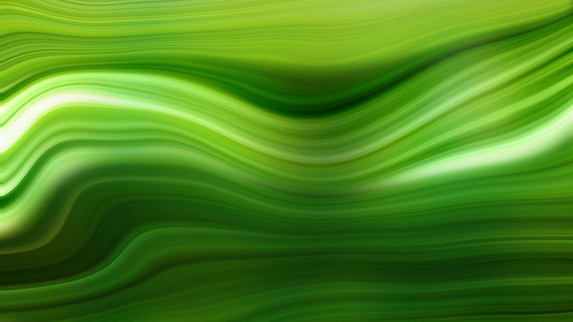 Download wallpaper 1920x1080 line, shape, light, green, undulating full ...