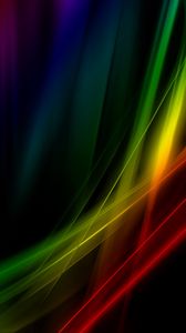 Preview wallpaper line, stripes, rainbow, light, shado