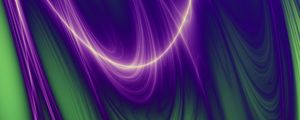 Preview wallpaper line, wavy, green, purple