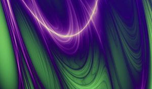 Preview wallpaper line, wavy, green, purple