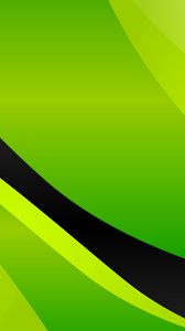 Preview wallpaper line, wavy, shape, green, bright