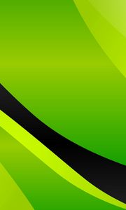 Preview wallpaper line, wavy, shape, green, bright