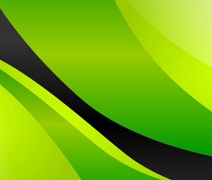 Preview wallpaper line, wavy, shape, green, bright