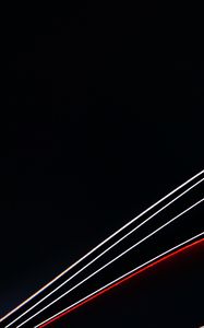 Preview wallpaper lines, abstract, wavy, dark background