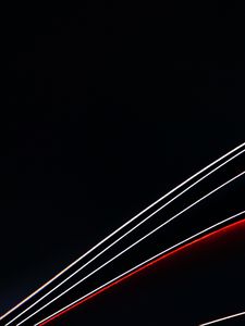 Preview wallpaper lines, abstract, wavy, dark background