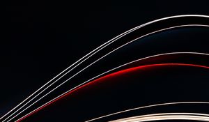 Preview wallpaper lines, abstract, wavy, dark background