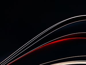 Preview wallpaper lines, abstract, wavy, dark background