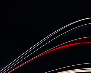 Preview wallpaper lines, abstract, wavy, dark background