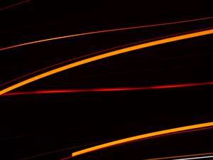 Preview wallpaper lines, abstraction, black background, bright