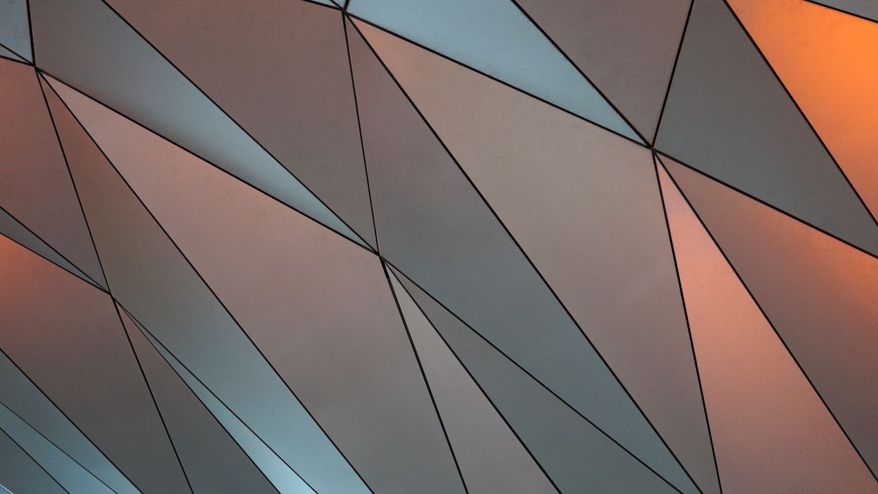 Wallpaper lines, abstraction, triangles, shapes, background