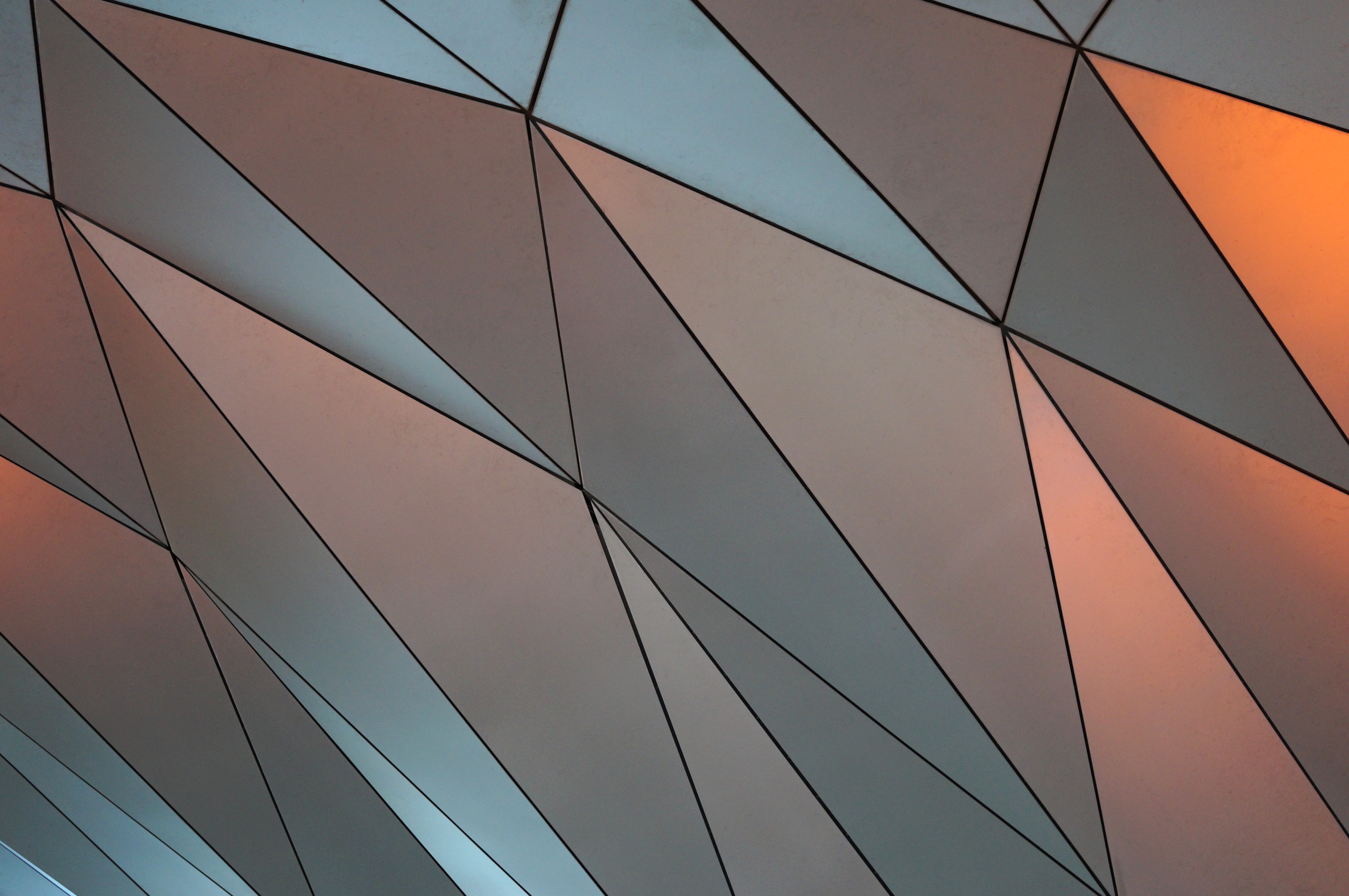 Download wallpaper 4912x3264 lines, abstraction, triangles, shapes ...