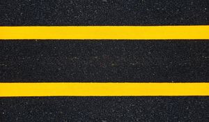 Preview wallpaper lines, asphalt, marking, stripes, yellow, texture