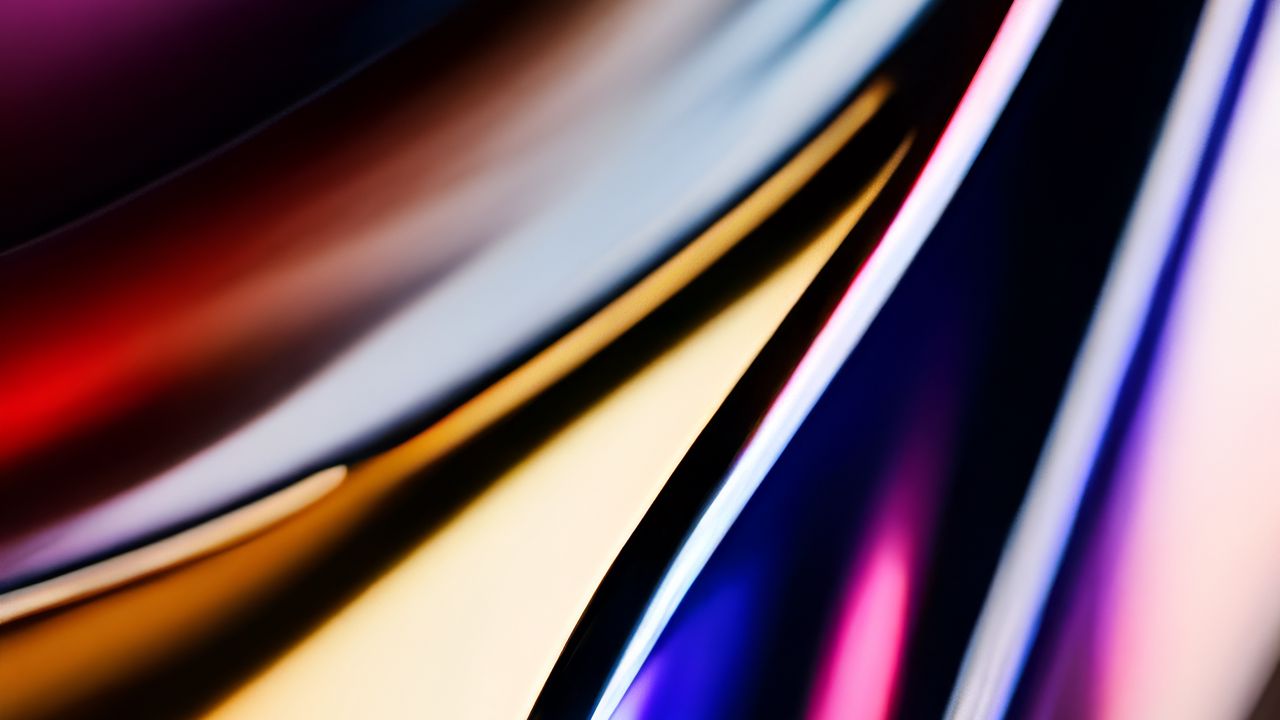 Wallpaper lines, blur, colorful, glare, abstraction