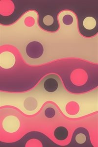 Preview wallpaper lines, circles, sinuous, spots, colorful, pattern