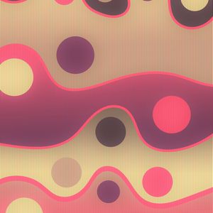 Preview wallpaper lines, circles, sinuous, spots, colorful, pattern