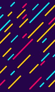 Preview wallpaper lines, colorful, oblique, patterns, texture