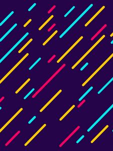 Preview wallpaper lines, colorful, oblique, patterns, texture