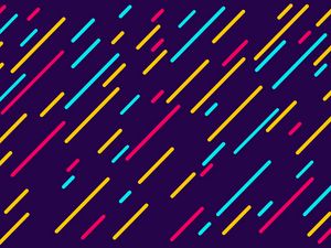 Preview wallpaper lines, colorful, oblique, patterns, texture