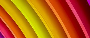 Preview wallpaper lines, colorful, rainbow, curved
