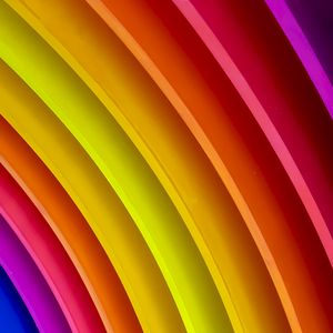 Preview wallpaper lines, colorful, rainbow, curved