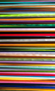 Preview wallpaper lines, colorful, ribbons, stripes, iridescent, bright