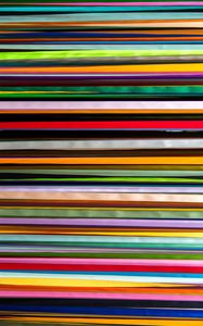 Preview wallpaper lines, colorful, ribbons, stripes, iridescent, bright