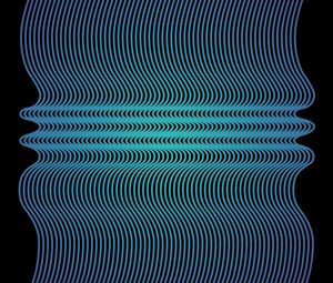 Preview wallpaper lines, curve, blue, abstraction
