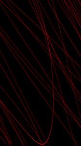 Preview wallpaper lines, curves, intersection, abstraction, red