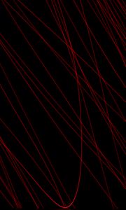 Preview wallpaper lines, curves, intersection, abstraction, red