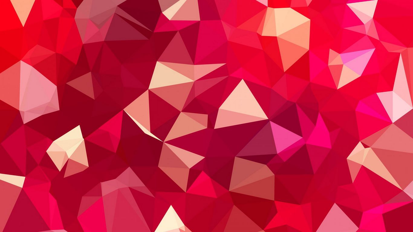 Download wallpaper 1366x768 lines, faces, magenta, geometry, bending  tablet, laptop hd background