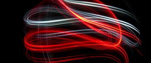 Preview wallpaper lines, freezelight, neon, glow, pattern, black