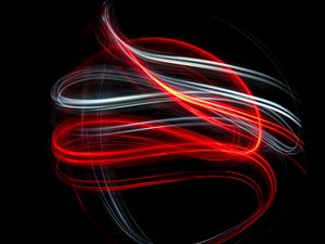 Preview wallpaper lines, freezelight, neon, glow, pattern, black