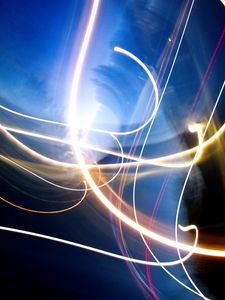 Preview wallpaper lines, glow, freezelight, long exposure