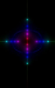 Preview wallpaper lines, glow, multicolored, dark