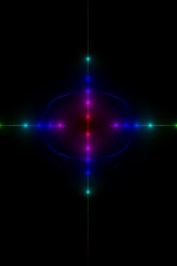 Preview wallpaper lines, glow, multicolored, dark