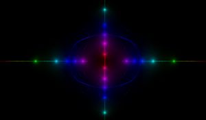Preview wallpaper lines, glow, multicolored, dark