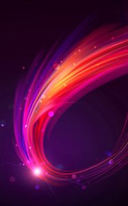 Preview wallpaper lines, glow, plexus, multicolored, dark background