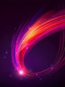 Preview wallpaper lines, glow, plexus, multicolored, dark background