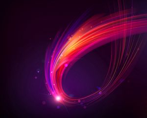 Preview wallpaper lines, glow, plexus, multicolored, dark background