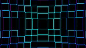 Preview wallpaper lines, immersion, cubes, shapes, glow