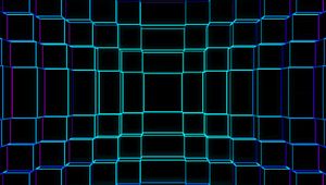 Preview wallpaper lines, immersion, cubes, shapes, glow