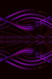 Preview wallpaper lines, interlacing, abstraction, purple