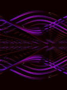 Preview wallpaper lines, interlacing, abstraction, purple