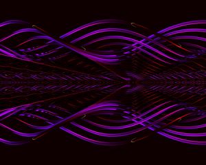 Preview wallpaper lines, interlacing, abstraction, purple