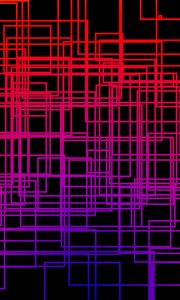 Preview wallpaper lines, interlacing, multicolored, gradient, intersection